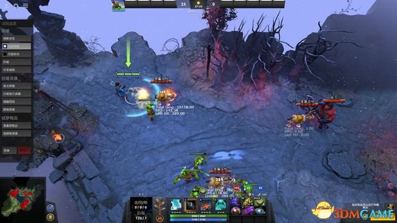 DOTA2 7.0攻击特效机制详解 7.0攻击特效叠加测试