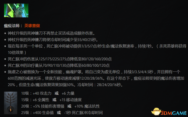 DOTA2 7.0瘟疫法师NEC怎么玩 7.0新版NEC打法攻略