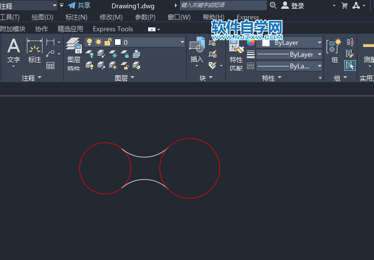 CAD怎么把不同颜色的线型改成统一颜色