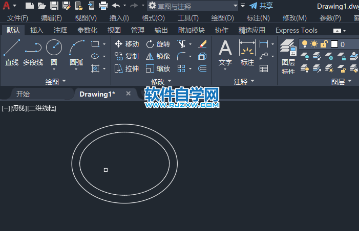 cad圆环面积怎么测量