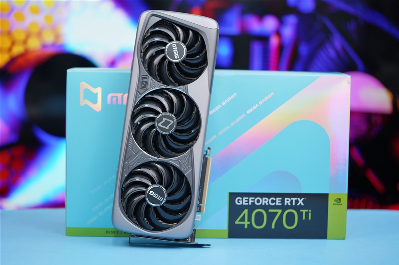 5风扇散热360W高能释放！铭瑄RTX4070Ti MGG显卡评测