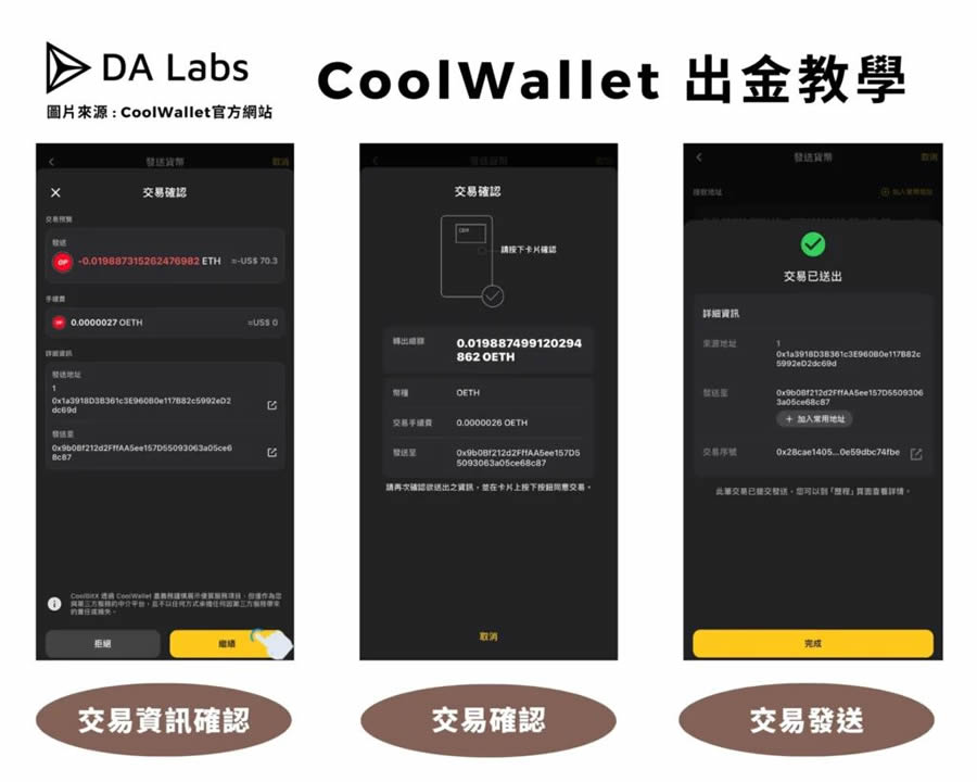 CoolWallet Pro冷钱包完整使用教学：创建、入金、出金全教程